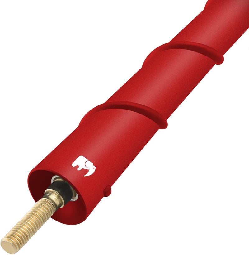 ONE250 8" inch Spiral Flexible Copper Core Antenna, Compatible with Jeep Wrangler JK JKU JL JLU Rubicon Sahara Gladiator (JL) [JT] Renegade Cherokee - Designed for Optimized FM/AM Reception (Red) - Image 5